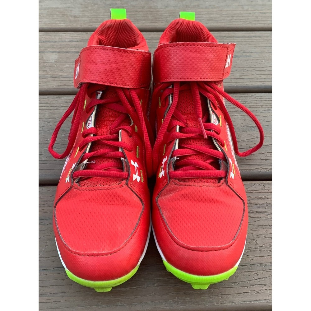 Under Armour Baseball Harper Cleats Mid RM Kids Size Youth 4